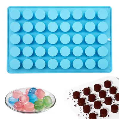 Produktbild von Silikonform Zylinder 2 cm 40 Löcher für Pralinen & Schokolade