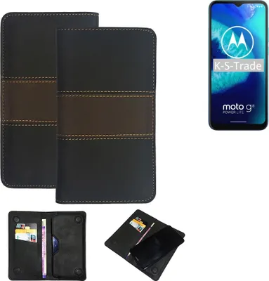 Produktbild von K-S-Trade Hülle Handyhülle kompatibel mit Motorola Moto G8 Power Lite Schutzhülle Walletcase Bookstyle Tasche Schutz Case Handytasche Wallet Cover