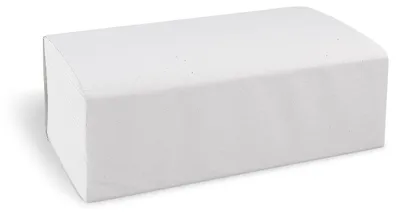 Produktbild von 3750x Falthandtücher Papierhandtuch 20,6x24cm 2-lagig weiß geprägt Z-Falz
