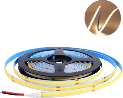 Produktbild von 4M COB LED Streifen 12V Natürliches Weiß 224LEDs/m Lichtband Lichtleiste für Schlafzimmer Küche Home Innen Deko