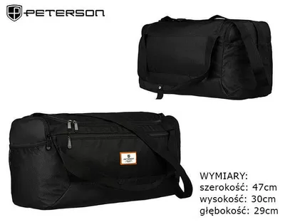 Produktbild von Peterson Reisetasche Moonpelt schwarz One size