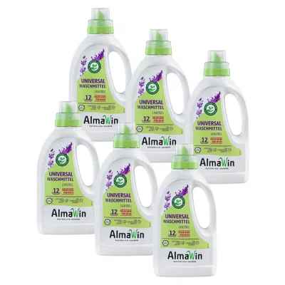Produktbild von AlmaWin Universal Waschmittel, 6 x 0,75 l