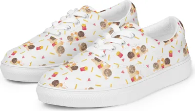 Produktbild von Mr. & Mrs. Panda Damen Stoffschuhe Schnecken Liebe Größe 38 1/2 - Weiß - Geschenk, Schnürschuhe, Damenschuhe, Turnschuhe, Freundin, Zufrieden, Sportschuhe, Verliebt, Paar