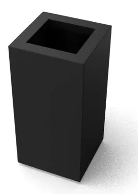 Productafbeelding van Artus rechthoekige Aluminium plantenbakken 400 x 400 x 800 mm Geroba