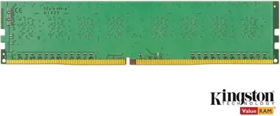 Obrázek produktu pro Kingston Technology ValueRAM , 4 GB, 1 x 4 GB, DDR4, 288-pin DIMM, Bobule, Zelená