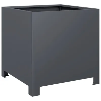 Produktbild von vidaXL Pflanzkübel Anthrazit 40x40x40 Stahl