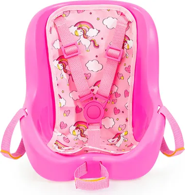Produktbild von Bayer Design 67300AA Puppenfahrradsitz, Sitz für Puppen, Puppenzubehör, rosa