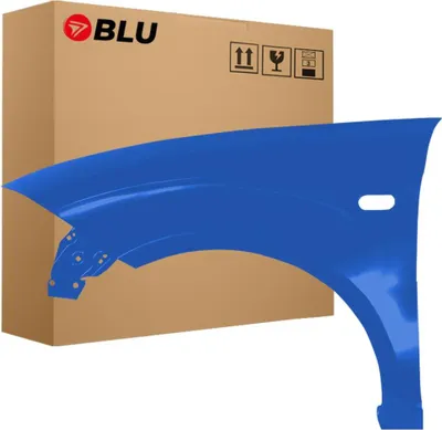 Immagine prodotto di BLU Parafango compatibile con Seat Toledo III 3 LW5P Sinistra Blau Azul Apollo | 2004-2009 | Anteriore | Verniciato | Pronto per il montaggio | Zincato