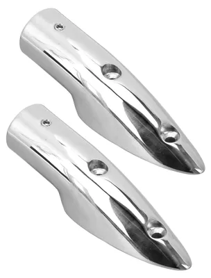 Produktbild von Edelstahl-Bootsschiene-Ende-Handläufe 2-PCS 7/8-Zoll-Anti-Zubehör für Meeresboot
