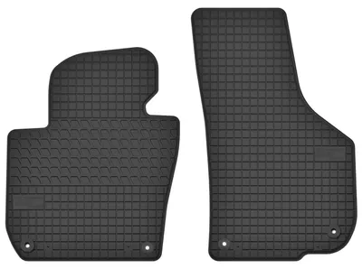 Produktbild von Gummimatten Fußmatten Vorne Schwarz für Skoda Superb II 2008-2015