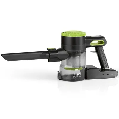 Produktbild von CLEAN Edition Akku-Zyklon-Staubsauger - schwarz/grün, Reinigungsgerät, Haushaltsreiniger, Reinigungshilfe, Putzen, Saugen für Bodenpflege und Haushalt