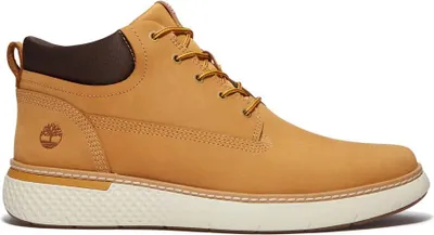 A single Timberland boot shown from the side against a white background.