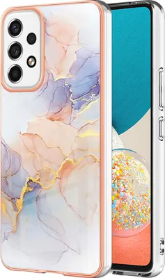 Image de Etui pour Samsung Galaxy A53 5G, étui antichoc en silicone TPU à motifs Blanc