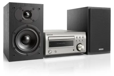 Obrázek produktu pro Denon D-M41, Domácí mini audio systém, Černá, Stříbrná, 1 disky, 60 W, 1-way, RCA