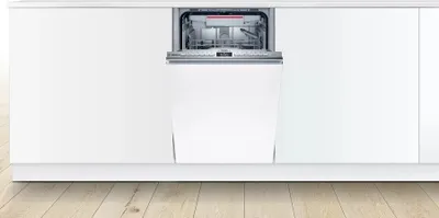 Obrázek produktu pro Bosch Serie 4 SPH4EMX28E, Plně vestavěné, Úzká (45 cm), Černá, Knoflíky, 1,75 m, 1,65 m