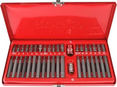 Zdjęcie produktu dla Zestaw Bitów Torx, Hex, Spline 40 Części