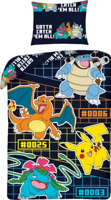 Obrázek produktu pro Pokémon ložní prádlo Ver. 12 140 x 200 cm / 70 x 90 cm