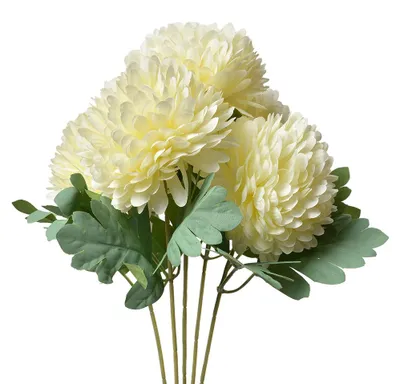 Imagen del producto de Clayre & Eef, flor artificial, 43 cm, blanca, de plástico