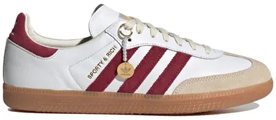 Produktbild von adidas Samba Sporty & Rich White Collegiate Burgundy - EU 45 1/3