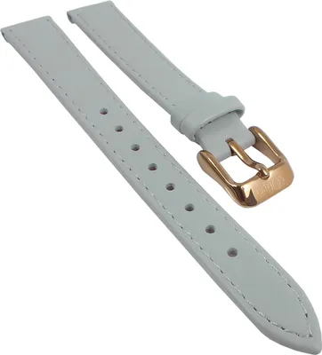 Produktbild von s.Oliver Uhrenarmband 14mm Leder grau SO-3160-LQ 3160L Dornschließe