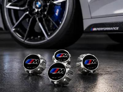 Produktbild von BMW M Performance Reifenventilkappen Ventilkappen Satz 4 Teilig UPDATE