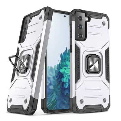 Immagine prodotto di Wozinsky Anello Armatura Custodia ibrida corazzata + supporto magnetico Samsung Galaxy S22+ (S22 Plus) Argento