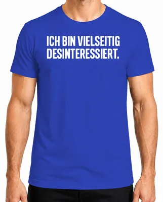 Immagine prodotto di Sono versatile disinteressato regalo sarcastico ironico T-shirt da uomo, blu, XXL