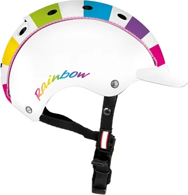 Casco Mini 2 Kinderfahrradhelm/ Regenbogen