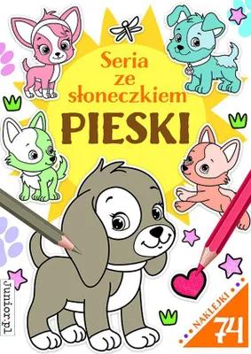 Zdjęcie produktu dla Pieski. Kolorowanka dla dzieci