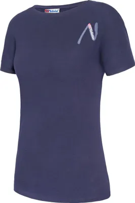 Productafbeelding van Nebulus T-shirt ARIELLE, damesmodel, shirt, korte mouwen, casual shirt, artikelnummer P6990 - dames, marineblauw, maat L/40