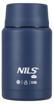 Immagine prodotto di Thermos per il pranzo da 550 ml in acciaio inox, blu
