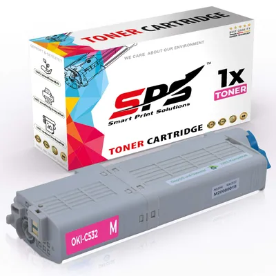 Produktbild von C532 / 46490606 Toner Kompatibel für OKI MC 563 | 1x Magenta