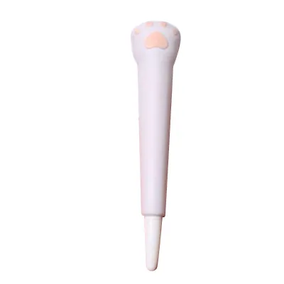 Produktbild von Kawaii Squishy-Kugelschreiber mit weißer Katzenpfote – weich, stresstötend, 0,5 mm, schwarze Tinte, nachfüllbar, für Schule & Geschenk