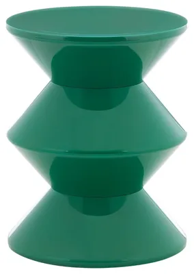 Produktbild von HowHomely | Couchtisch - Sofatisch - 36 x 36 x 45 cm - Kaffeetisch - grün - Beistelltisch - modern und minimalistisch