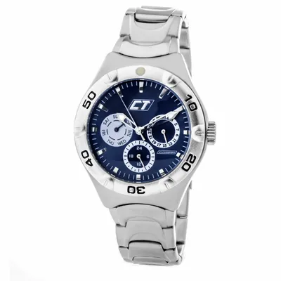 Produktbild von Klassische Uhr cc7051m03m Quarz Mineralglas Edelstahl 38 mm Blau Silber