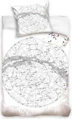 Produktbild von Dreamee Bettbezug Globe 140 x 200 cm 70 x 90 cm - Baumwolle
