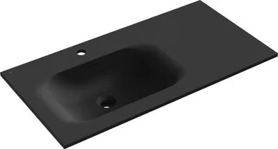 Produktbild von Mexen Vela Einbauwaschbecken links 91 x 46,5 cm, schwarz matt - 25239071L