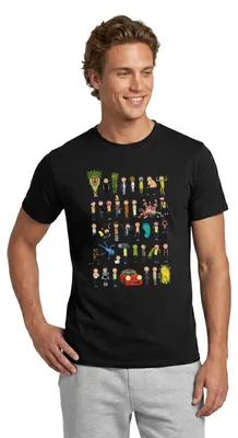Produktbild von Spreadshirt Rick and Morty Versionen von Morty Männer T-Shirt, S, Schwarz