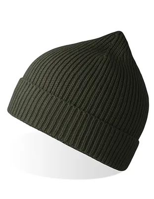 Produktbild von Atlantis ANDB | Andy Beanie es recyceltes Polyester Wintermütze - Farbe: Olive - Größe: One Size