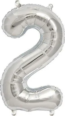Produktbild von Folienballon 2 silber