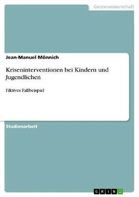 Produktbild von Kriseninterventionen bei Kindern und Jugendlichen