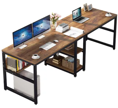 Productafbeelding van Bureaublad - Werkplek - Bureau - Tafelblad - Kantoorblad - Industrieel Design - Ruim 199,9 cm Breed
