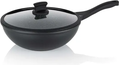 Obrázok produktu pre KELA Wok Stella Nova liaty hliník čierny 10,0cm 30,0cm 5,0l KL-12229