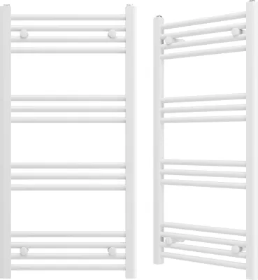 Obrázok produktu pre Granitan | Kúpeľňový radiátor Breno - 50x100 cm - biely - moderný dizajn - ohrievač uterákov a vykurovanie