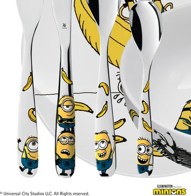 Immagine prodotto di WMF set di posate per bambini Minion 6 pezzi Cromargan