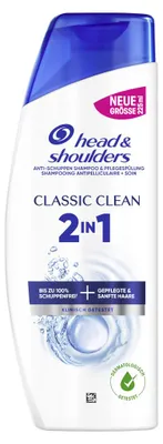 Obrázok produktu pre Šampón Head & Shoulders Anti-lupínky 2v1, Classic Clean, 225 ml