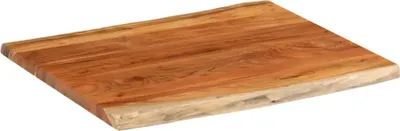 Immagine prodotto di Piano Tavolo 110x80x3,8 cm Rettangolare Legno Acacia Bordi Vivi