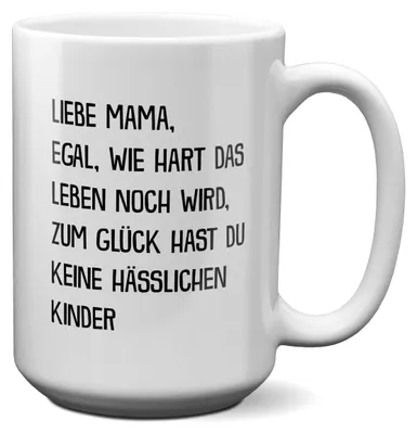 Produktbild von 22Feels XL Tasse Mama Geschenk Muttertag Mutter Geburtstag Kaffeetasse Frauen Weihnachten Haferl Geschenkidee Bürotasse