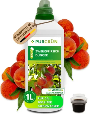 Produktbild von Purgrün -Zwergpfirsich-Dünger 1 Liter,