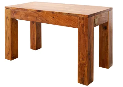 Image de MASSIVMOEBEL24 | Banc 80x35 Acacia laqué Miel OXFORD #11